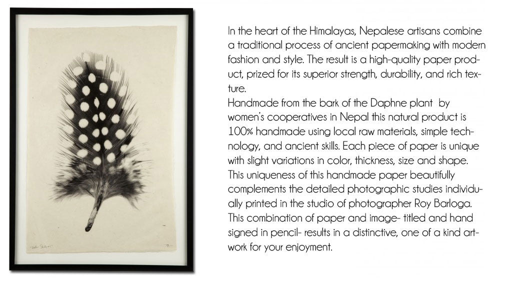 Handmade paper prints