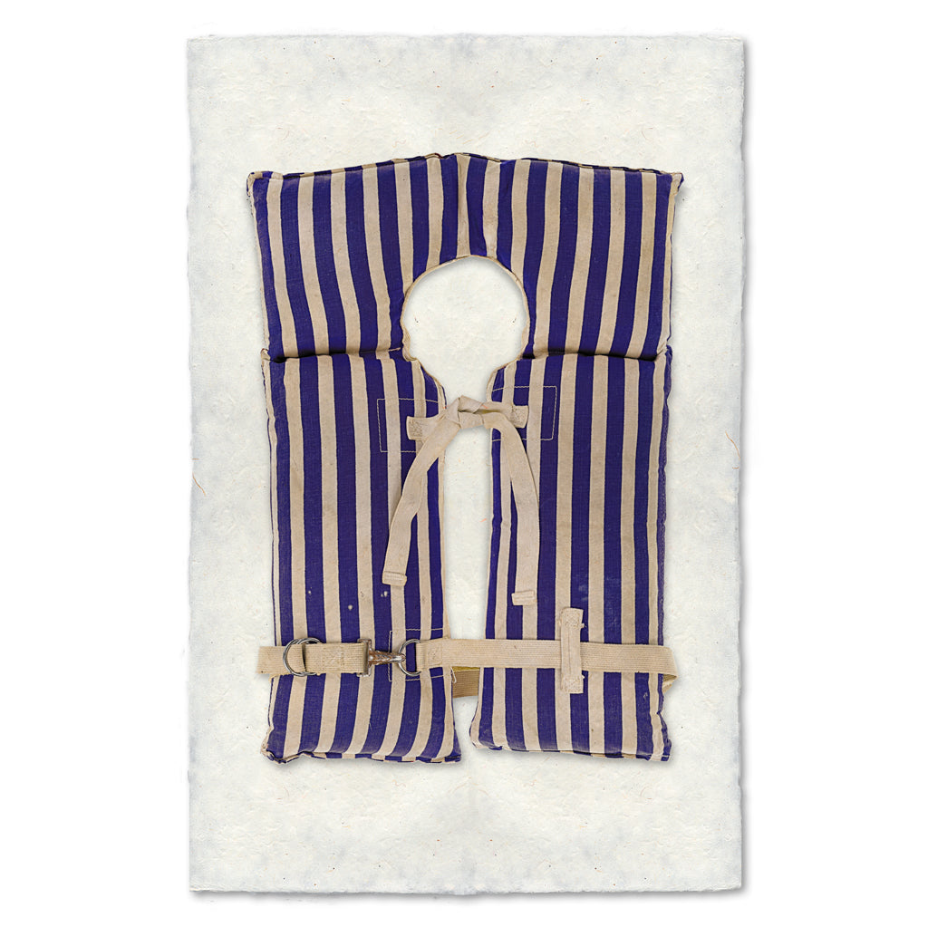 Blue-Striped Life Vest