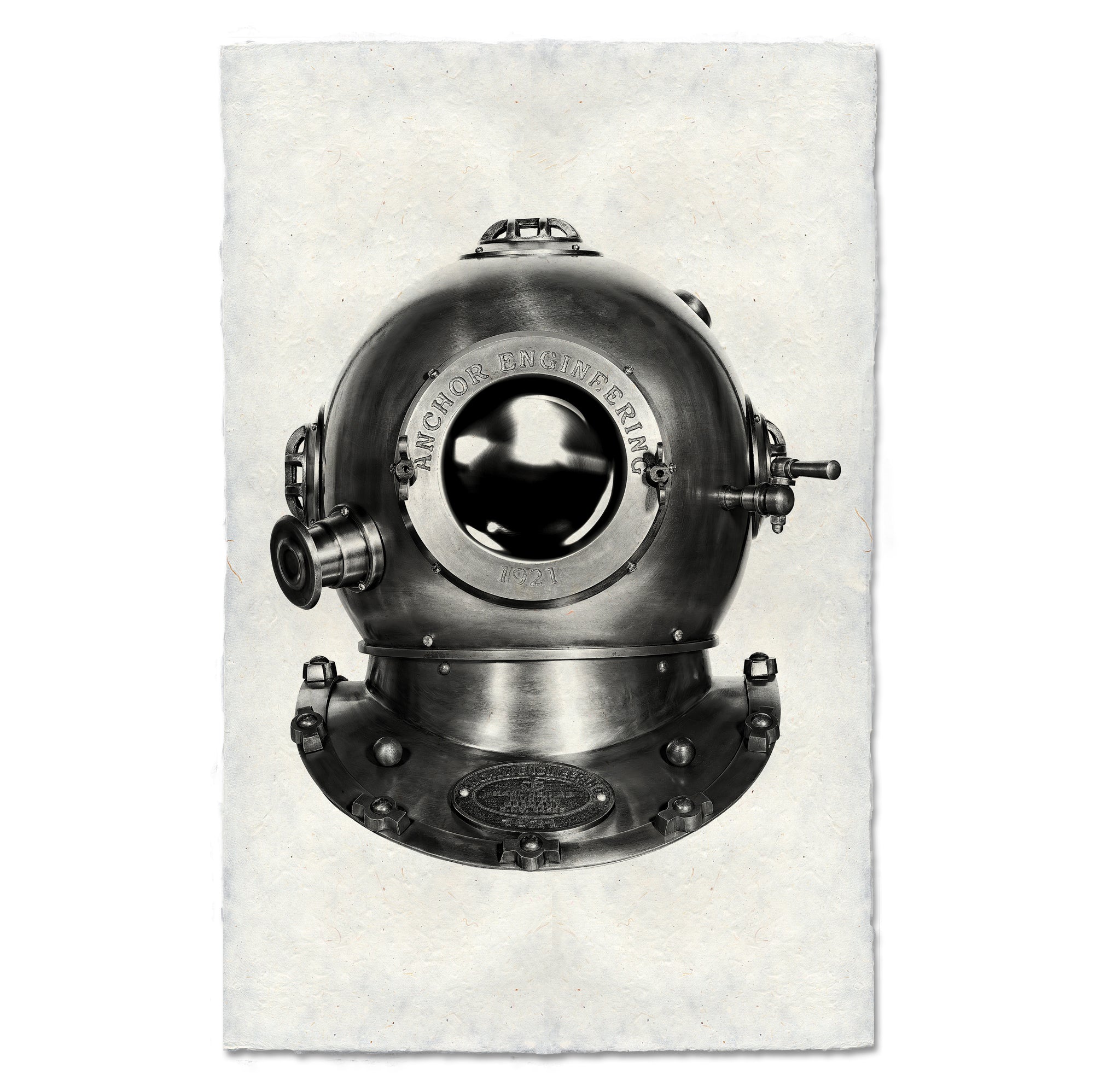 Diver Down #2 - Black and White