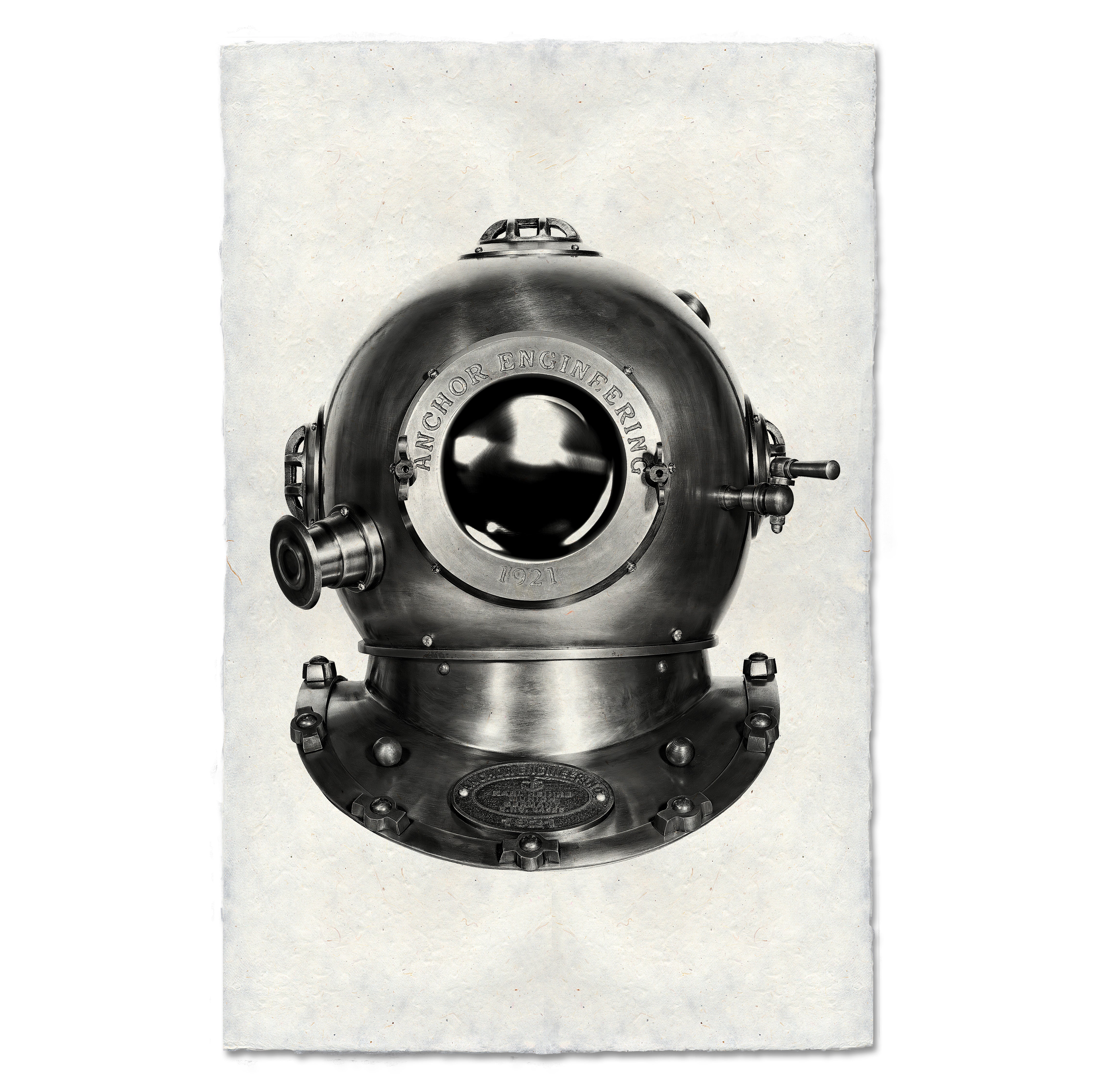 Diver Down #2 - Black and White