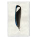 Magpie colored feather wall art print — fine art feather photography on handmade paper, San Francisco