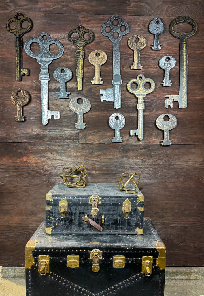 Dimensional Installation - Giant Vintage Keys