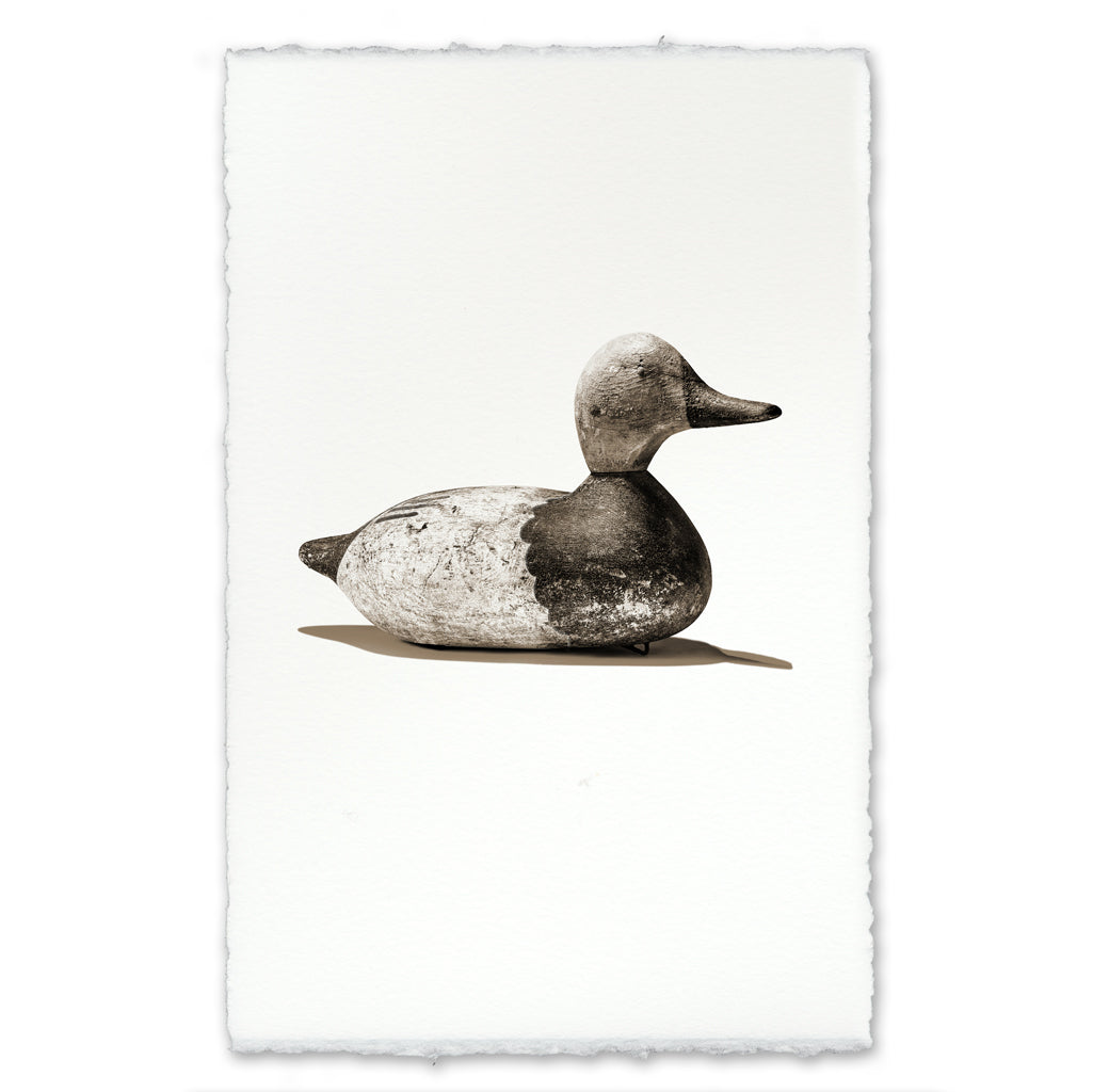 Scalloped Wood Decoy
