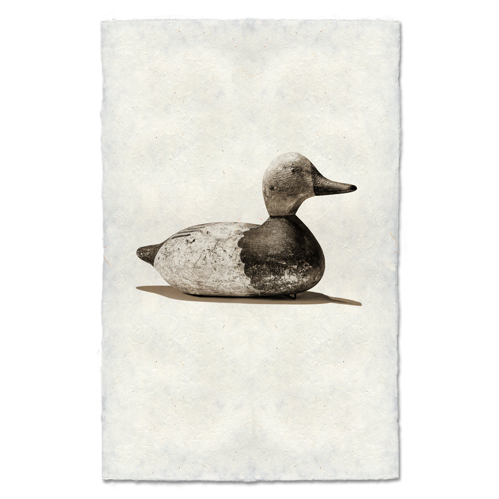 Scalloped Wood Decoy