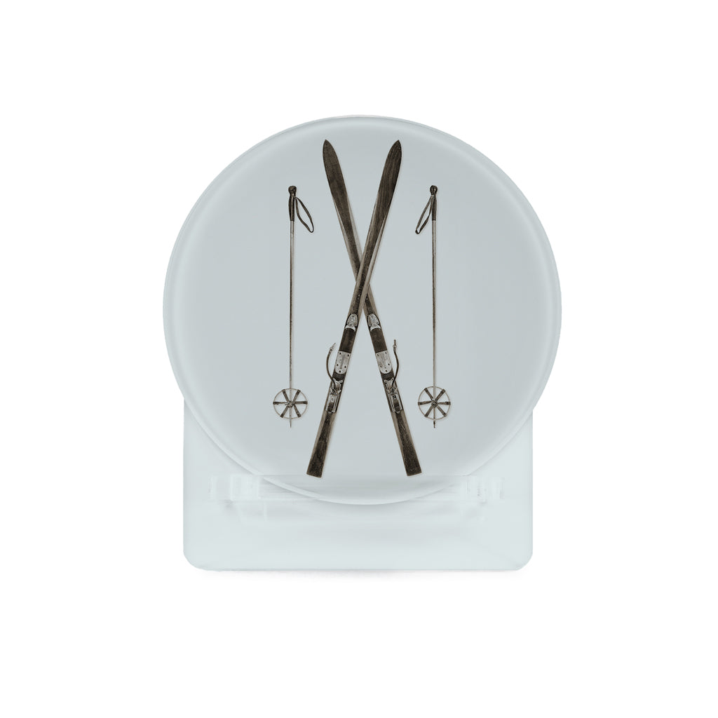 Glass Coasters (set of 4) - Snow