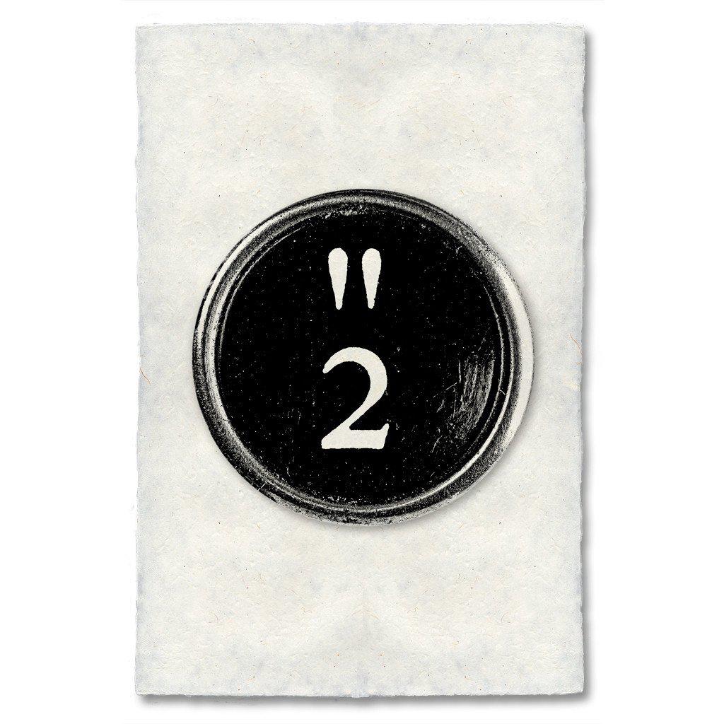 Typewriter Key "2"