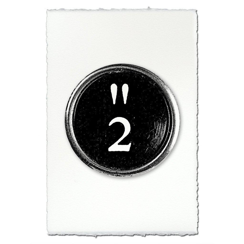 Typewriter Key "2"