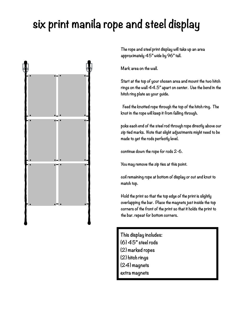 6 print rope and steel display - BARLOGA STUDIOS- fine photographs on ...