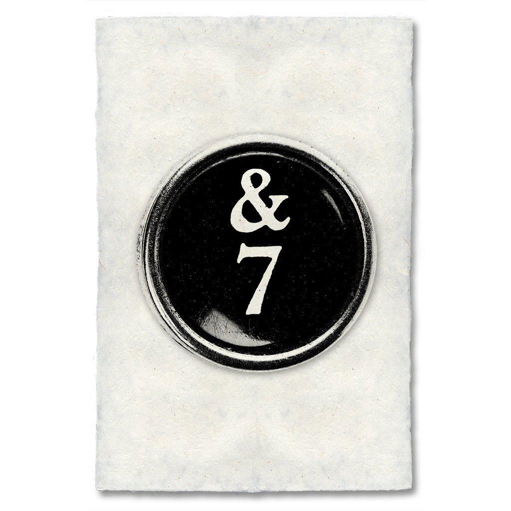 Typewriter Key "7"