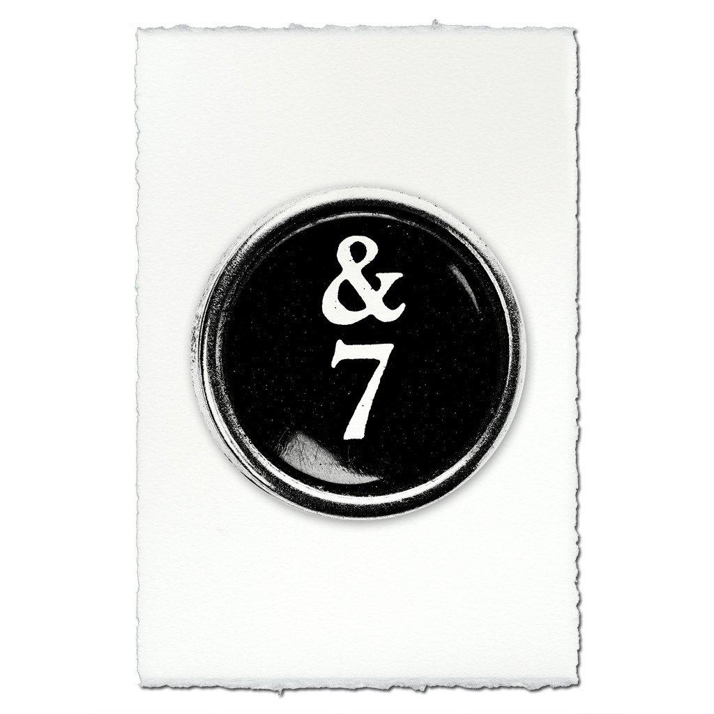 Typewriter Key "7"