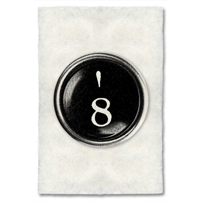 Typewriter Key "8"