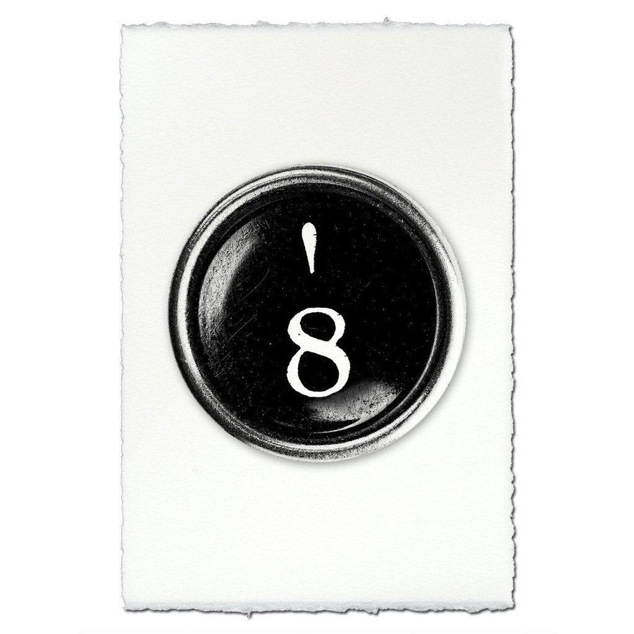 Typewriter Key "8"