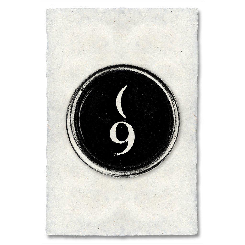 Typewriter Key "9"