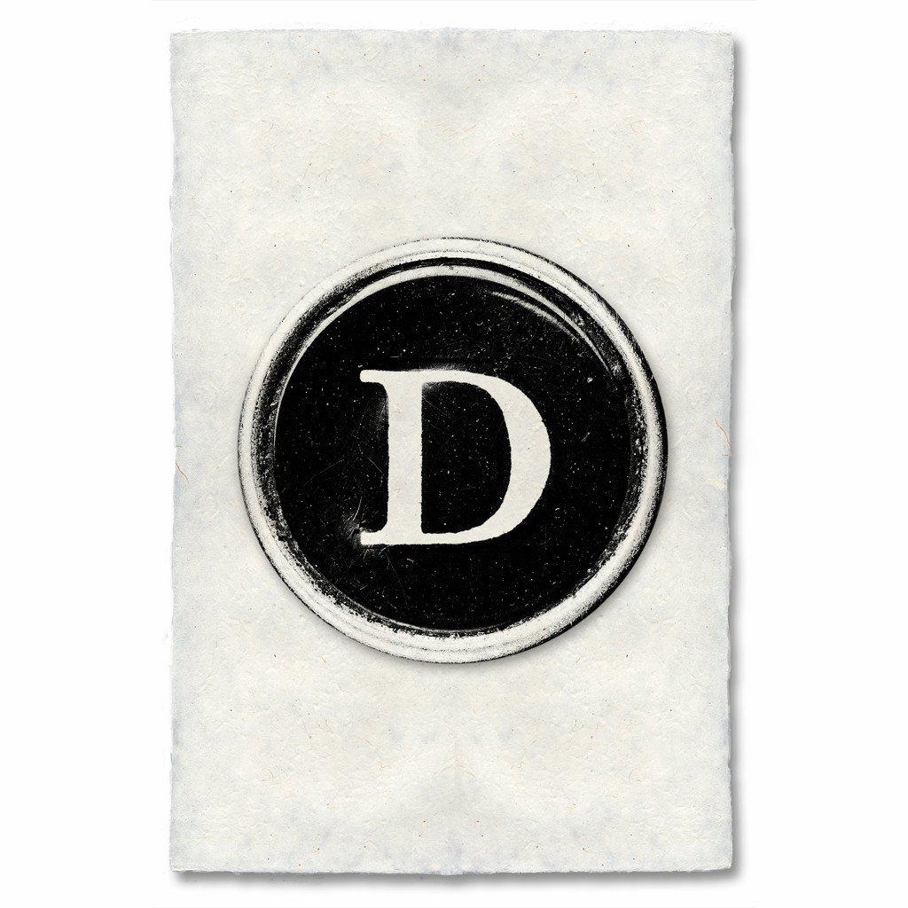 Typewriter Key "D"