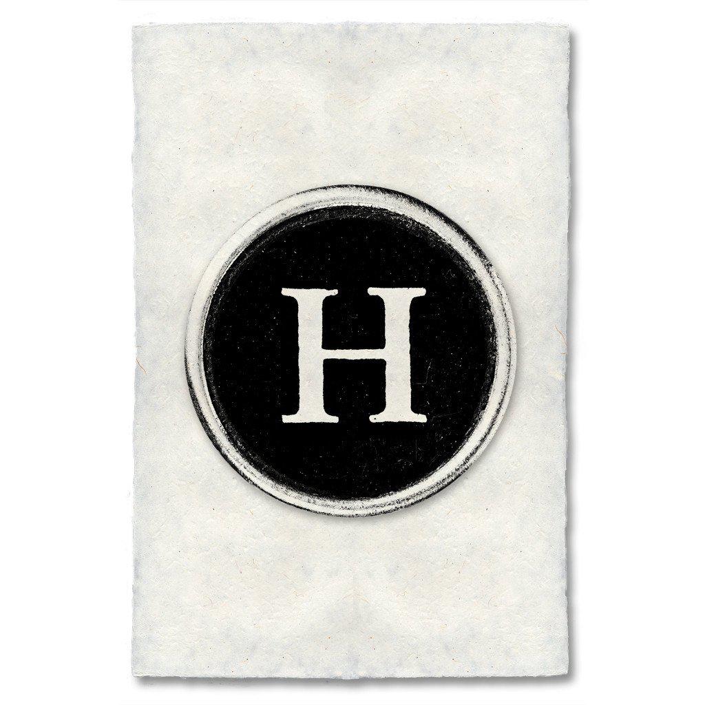 Typewriter Key "H"