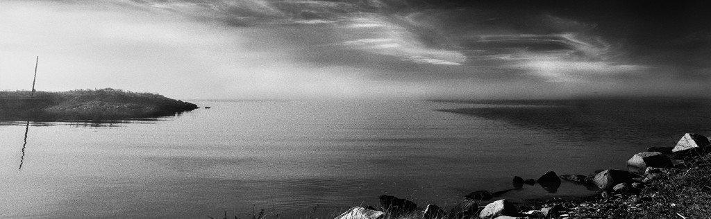 Pole with Reflection - San Francisco Bay, CA