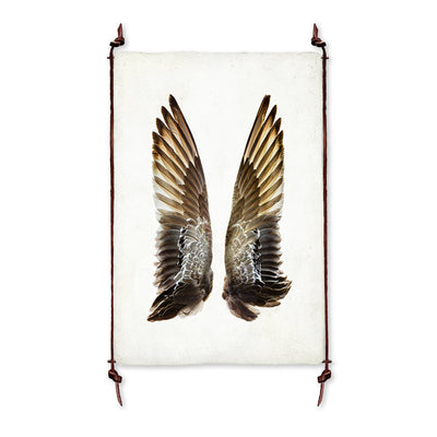 Frameless leather and steel hangers for Amate Perla & Amate Sierra papers