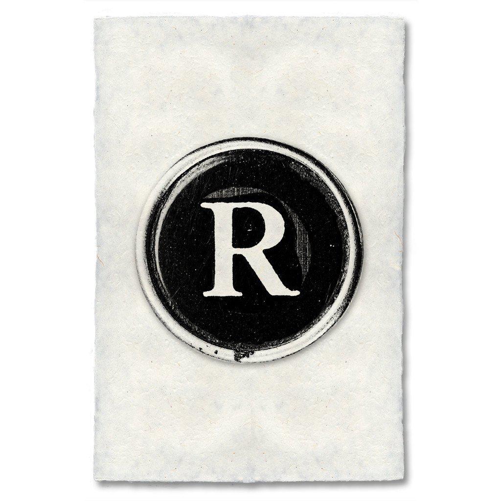 Typewriter Key "R"