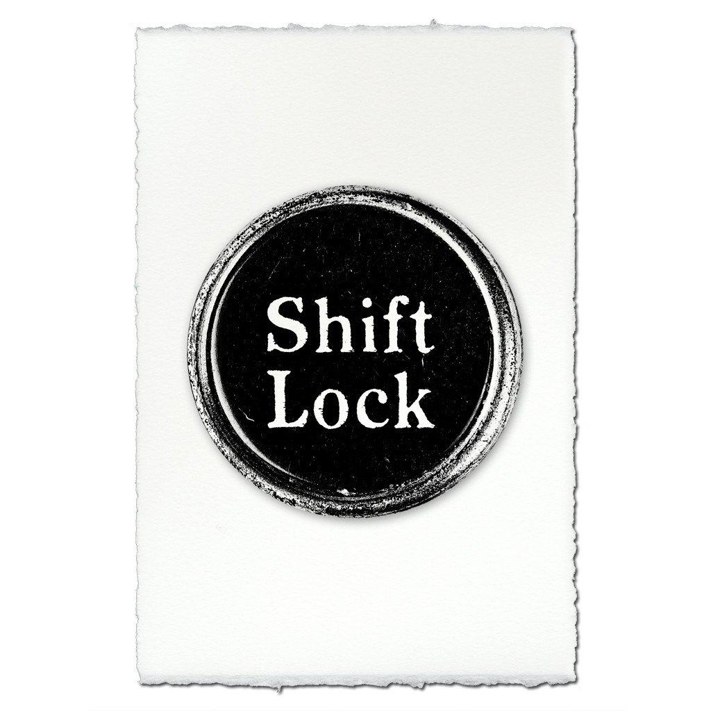 Typewriter key "Shift Lock"