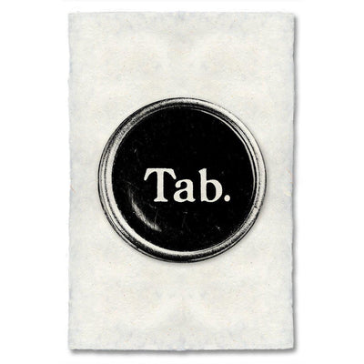 Typewriter key "Tab"