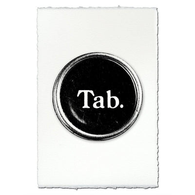 Typewriter key "Tab"