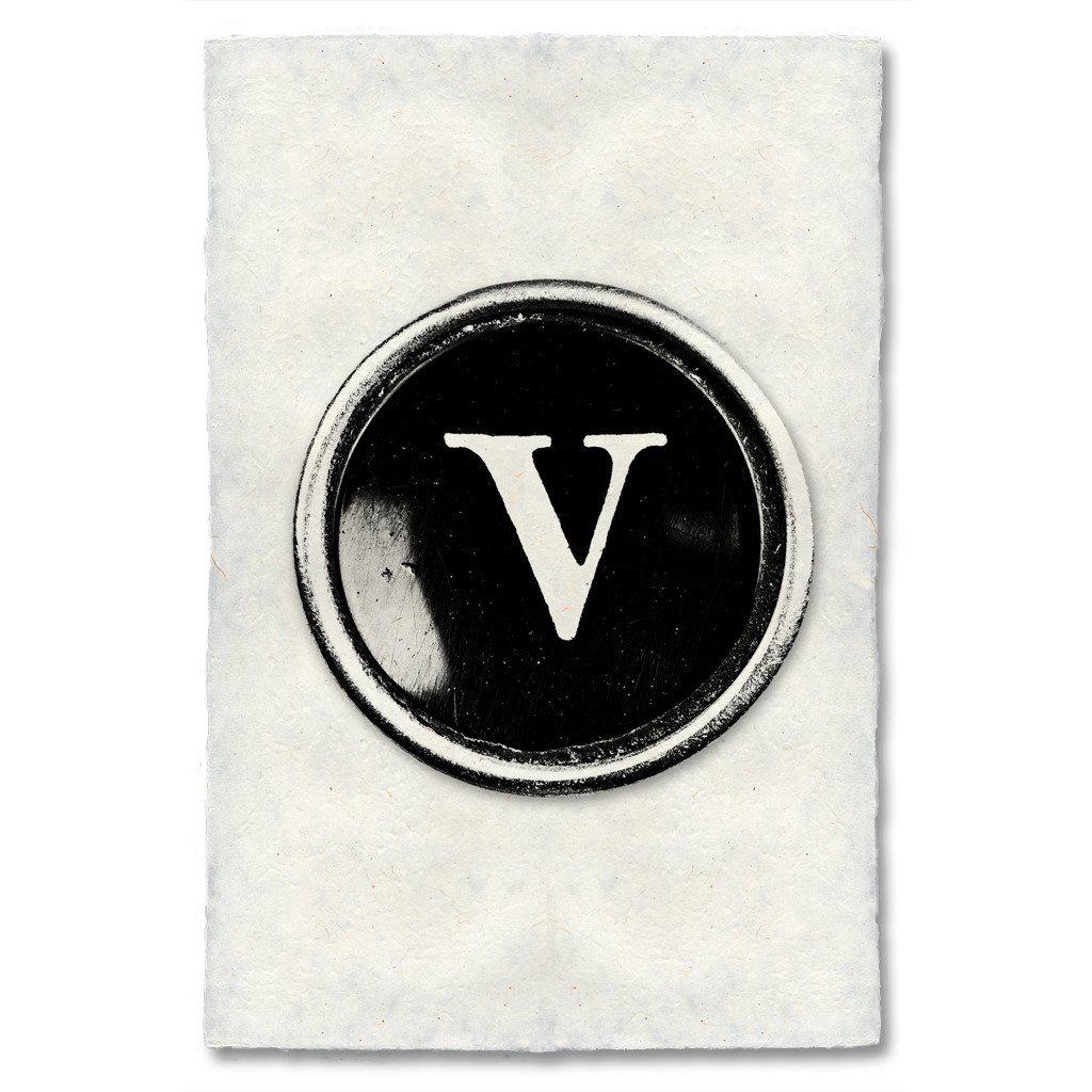 Typewriter Key "V"