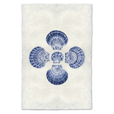 Five Scallops coastal wall art print — fine art coastal photography on handmade paper, San Francisco